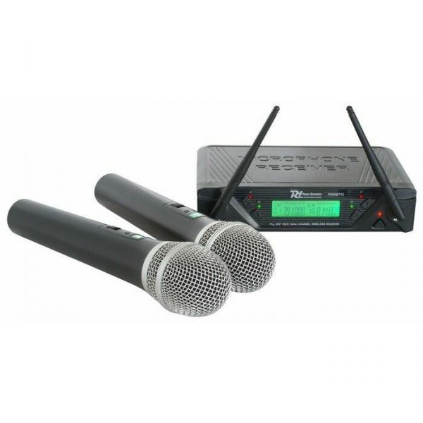 Power Dynamics PDWM752 2x 16-Channel UHF Wireless microphone system diversity