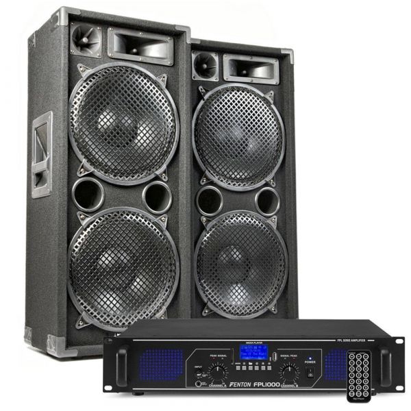 MAX212 Kit Sono DJ et amplificateur Bluetooth 2800W