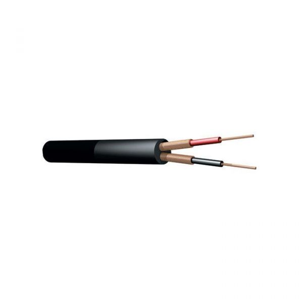 PD Connex Câble haut-parleur câble dmx 6mm 100m noir 2 conducteurs - 100m