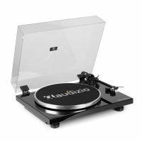 Audizio Toledo - Platine Vinyle HiFi Premium Sortie Bluetooth - Noire, Cellule Audio Technica