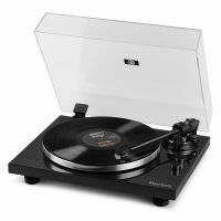 Audizio Toledo - Platine Vinyle HiFi Premium Sortie Bluetooth - Noire, Cellule Audio Technica