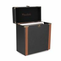 2nde Vie - Audizio RC37 - Étui de Rangement pour Vinyles 33 Tours - Noir 