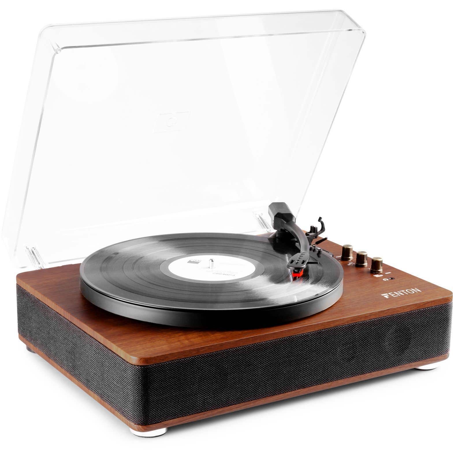 platine vinyle capot ouvert
