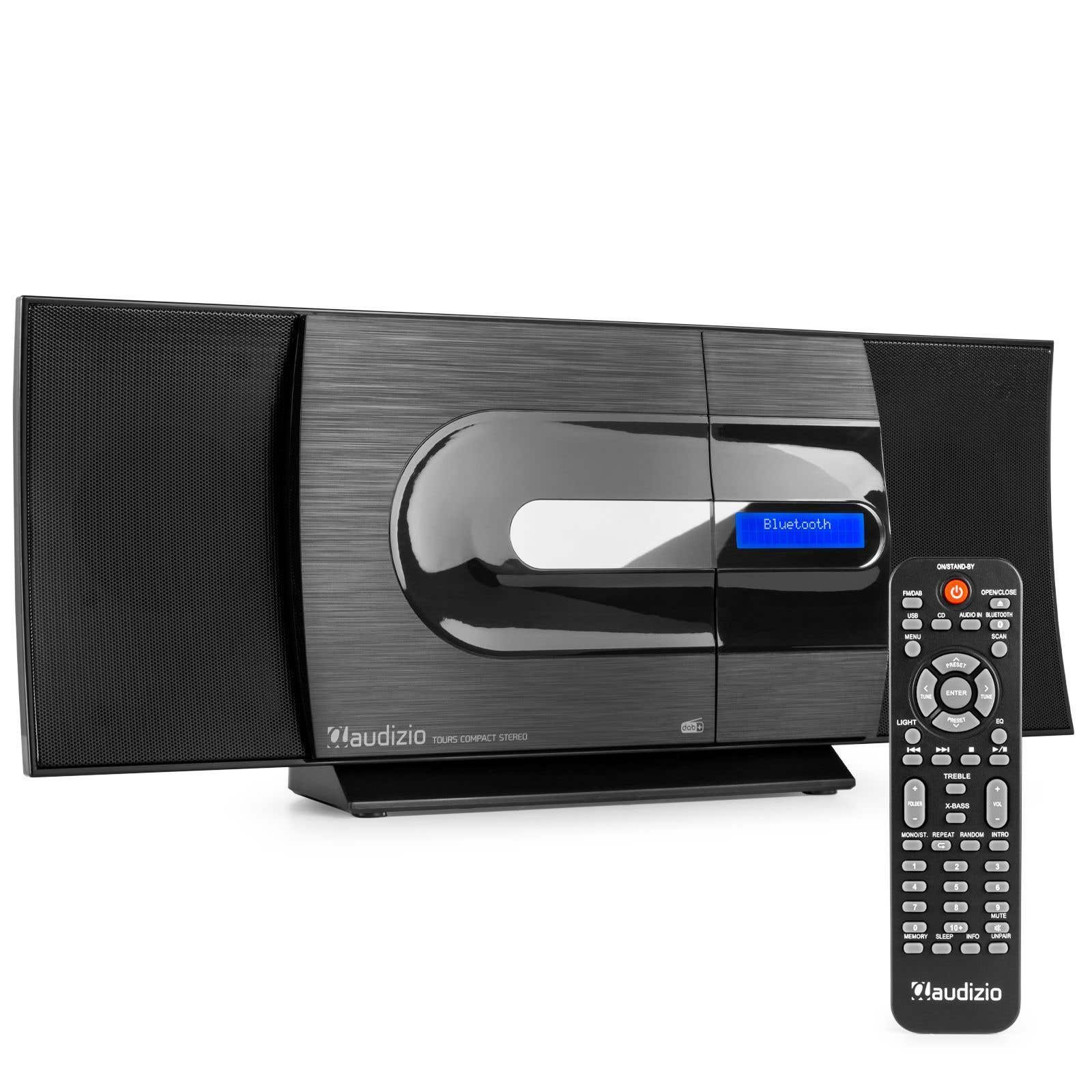 Audizio Tours Radio DAB Stéréo 80W - Noir