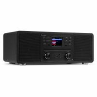 Audizio Avola Radio Internet Wifi avec Lecteur CD, Bluetooth, DAB+ et FM - Noire