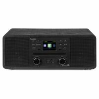 Audizio Avola Radio Internet Wifi avec Lecteur CD, Bluetooth, DAB+ et FM - Noire