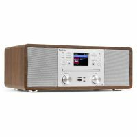 Audizio Avola Radio Internet Wifi avec Lecteur CD, Bluetooth, DAB+ et FM - Aluminium