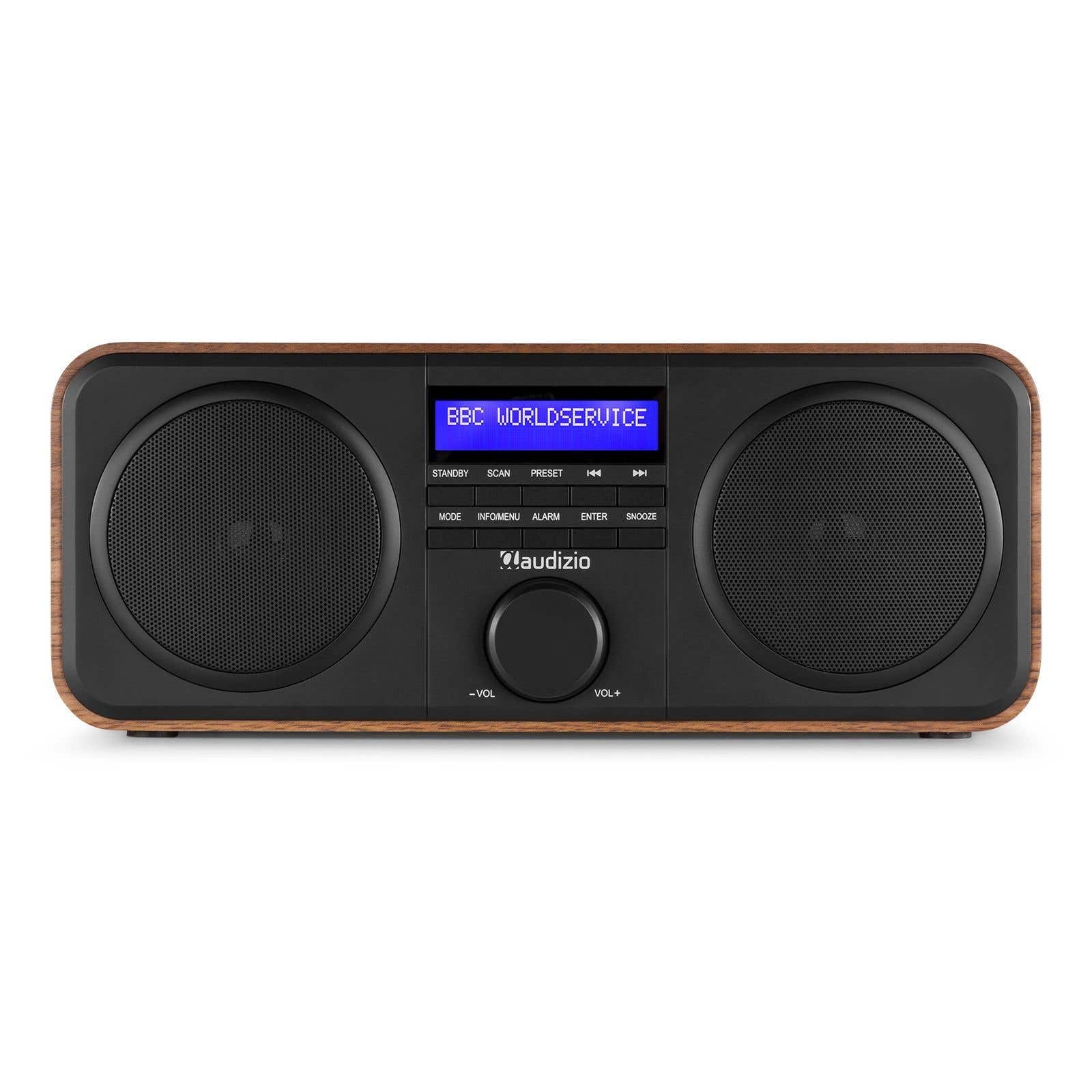 Audizio Novara Radio DAB+ Stéréo - Bois/Noir