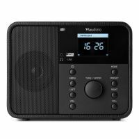 Audizio Nardo Radio Réveil Internet DAB+ & FM, Bluetooth, Météo - Noir