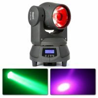 BeamZ Professional Panther 60 - Lyre Beam LED Blanche 60W, DMX, Effets RGB + Blanc