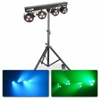 2nde Vie - Max LED Partybar4 - 4x 3 LEDs RGBW