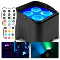 BeamZ BBP94W - Projecteur PAR Uplight sur Batterie RGBWA WDMX - 48 Watts