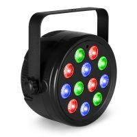 Fuzzix PLF12 Projecteur Party Par RGB DMX - 12 LEDs de 2 Watts avec Télécommande 