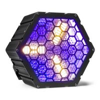 BeamZ RB90 Blinder Déco Rétro RGB - 3 LEDs COB 30 Watts Blanc Chaud, DMX, 127 Effets