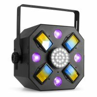 2nde Vie - BeamZ MULTIACE3 Jeux de Lumière 3 en 1 - Projecteur UV, Stroboscope, Multi-Derby