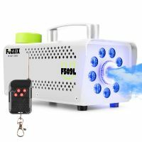 2nde Vie - Fuzzix F509LW - Machine à Fumée 500 Watts avec 9 LEDs RGB - Blanc