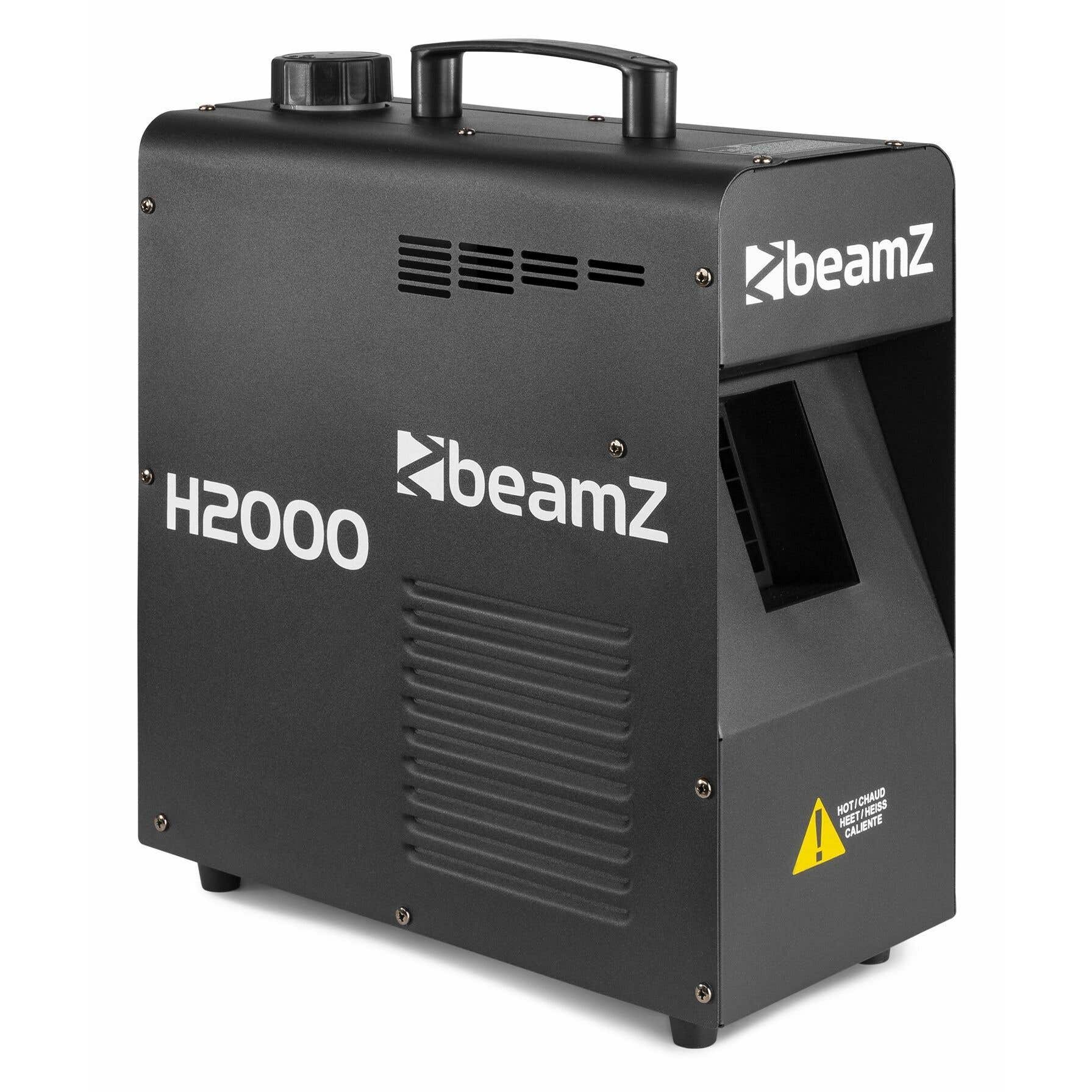 BeamZ Fazer H2000 - Machine à Brouillard DMX, 1700 Watts, Réservoir de 1,2L