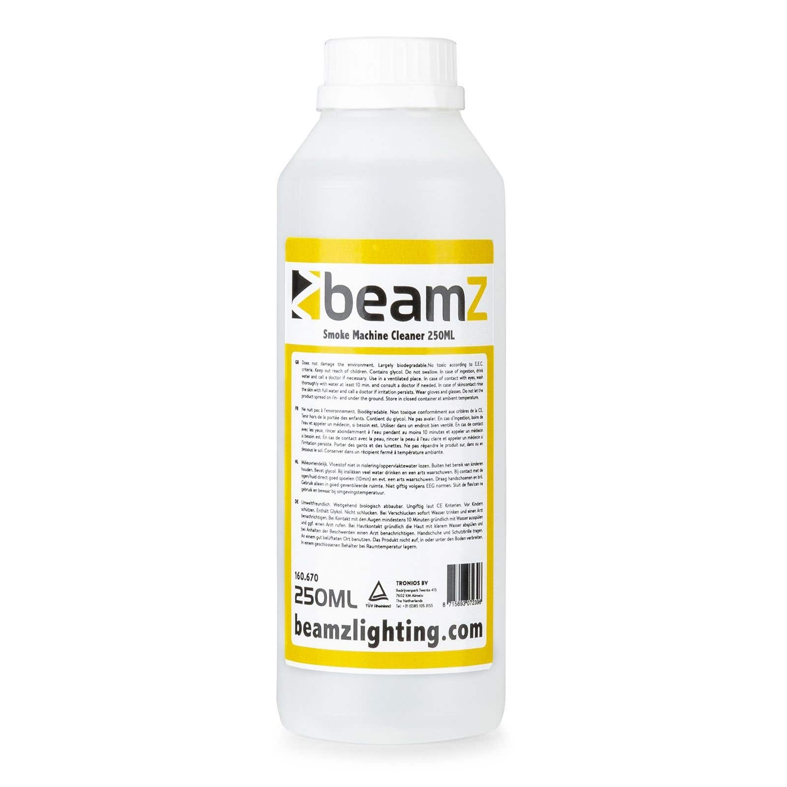 BeamZ FSMC - Nettoyant Machine à Fumée, Haute Performance, 250ml de Produit