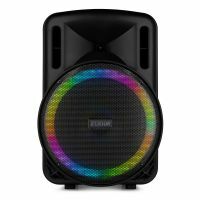 Fenton FT15LED MK2 - Enceinte Soirée Bluetooth LEDs avec Batterie - 800 Watts, Micro UHF