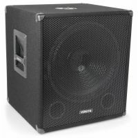 Vonyx SMWBA15 - Subwoofer Bi-Amplifié 15", 600W, Mixage Intégré