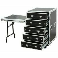 Power Dynamics PD-FA6 flightcase met 5 lades en tafel