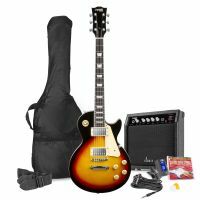 Max GigKit - Guitare Électrique Style LP Pack Débutant Ampli 40 Watts - Sunburst