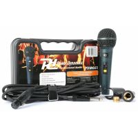 Power Dynamics PDM661 - Microphone Filaire avec Cordon de 5 Mètres - Noir