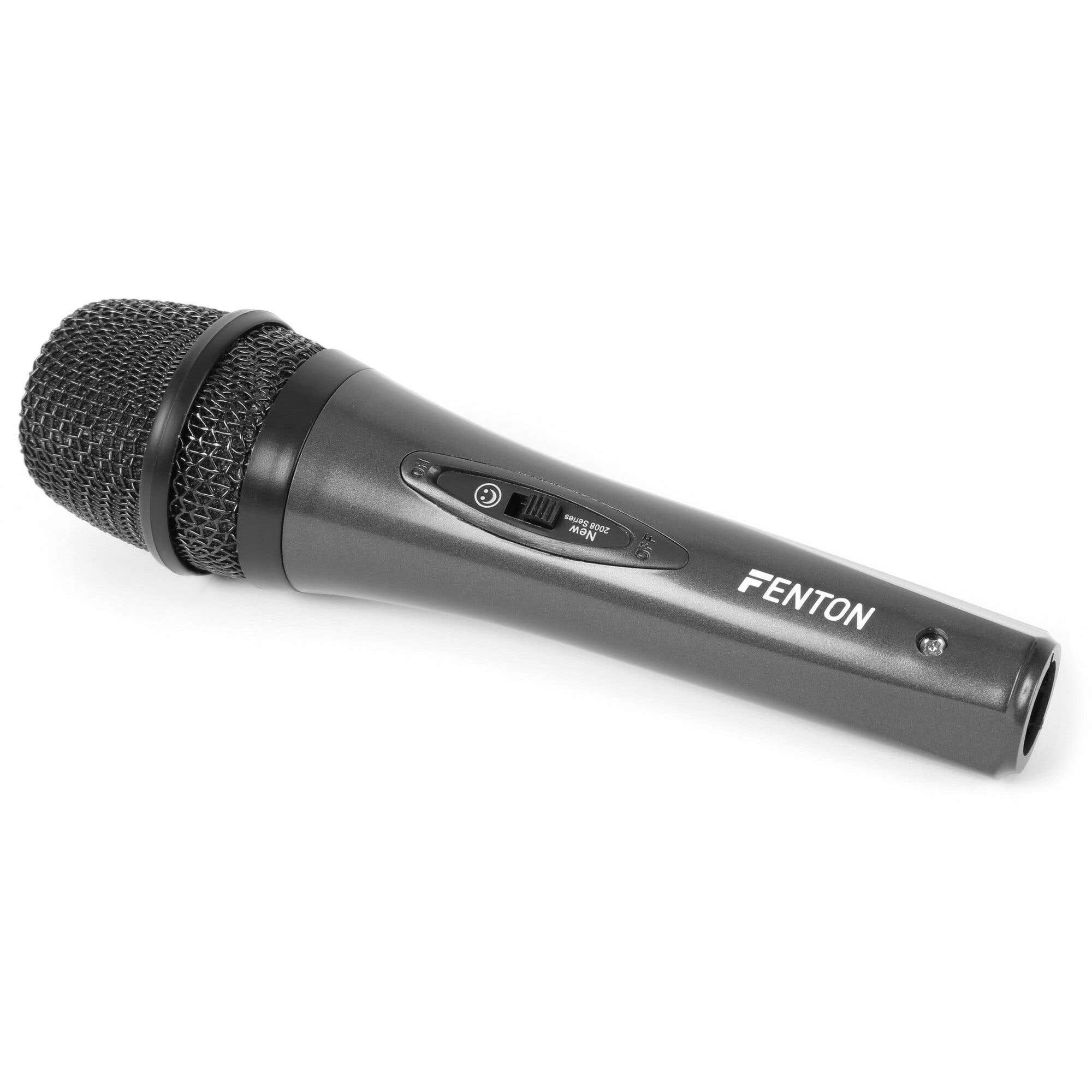 2nde Vie - Fenton DM105 - Microphone Vocal Professionnel avec Cordon de 3 Mètres - Noir