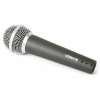 Vonyx DM58 - Microphone Dynamique Professionnel avec Cordon de 5 Mètres - Noir