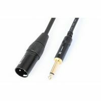 PD Connex Câble Audio Cordon Convertisseur XLR Mâle / Jack Mâle 6,35 mm - 15 cm