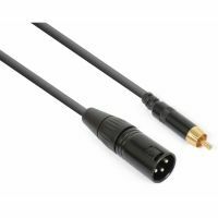 PD Connex Câble Audio Cordon Convertisseur XLR Mâle - RCA Mâle - 0,15m