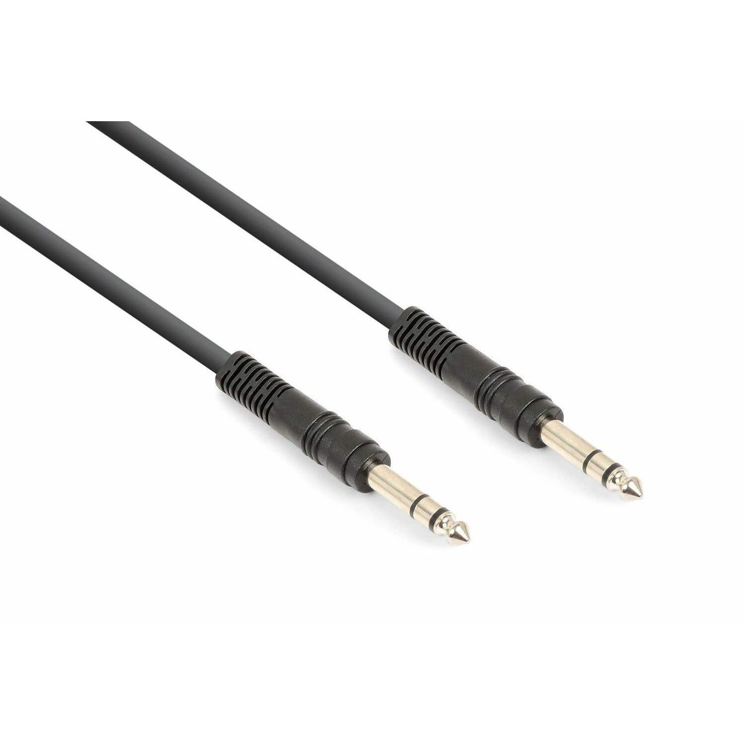 Vonyx Câble Audio Cordon Jack 6,35 Stéréo/Jack 6,35 Stéréo - 3m