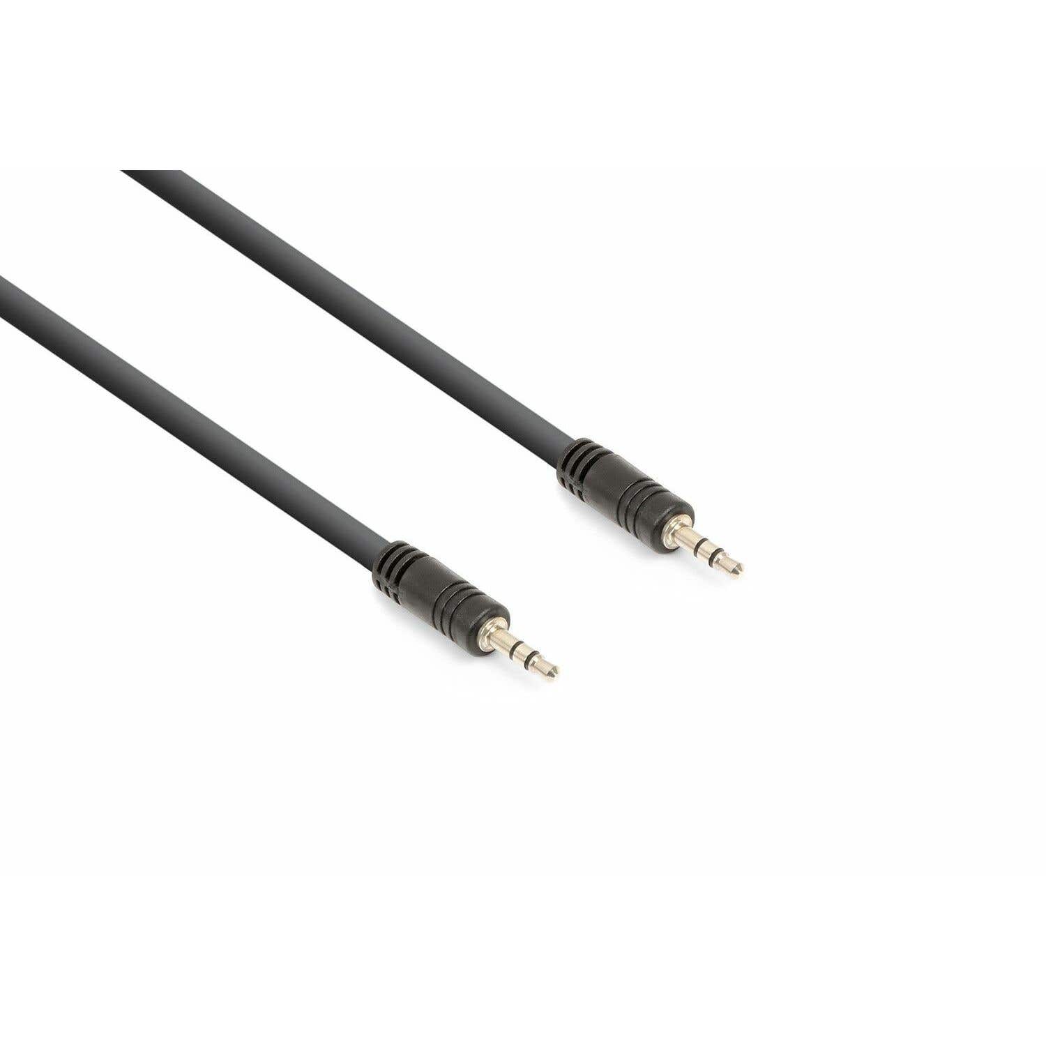 Vonyx Câble Audio Cordon Jack 3,5 Stéréo Mâle/Jack 3,5 Stéréo Mâle - 1,5m