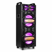 Fenton LIVE2102 - Enceinte de soirée Bluetooth avec LEDs RGB - 800 Watts, Micro Inclus 