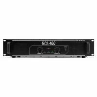 SkyTec SPL400 - Amplificateur Professionnel, 2X 200 Watts, SD/USB - Noir