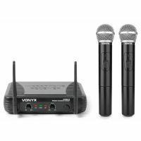 Vonyx STWM712 - Système Micro sans Fil VHF 2 canaux