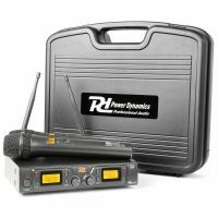 2nde Vie - Power Dynamics PD782 - Système micro sans fil, UHF 2x 8 canaux, affichage LCD avec valise