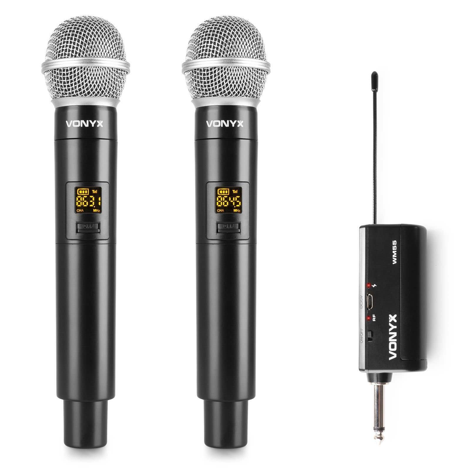 Vonyx WM552 Double Microphone sans Fil Professionnel