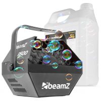 BeamZ B500 Machines à Bulles - 30 Tours/Min avec Grande Roue, 5L de Liquide