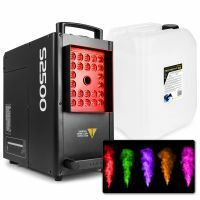 BeamZ S2500 Machine à Fumée Verticale ou Horizontale avec 20L de Liquide