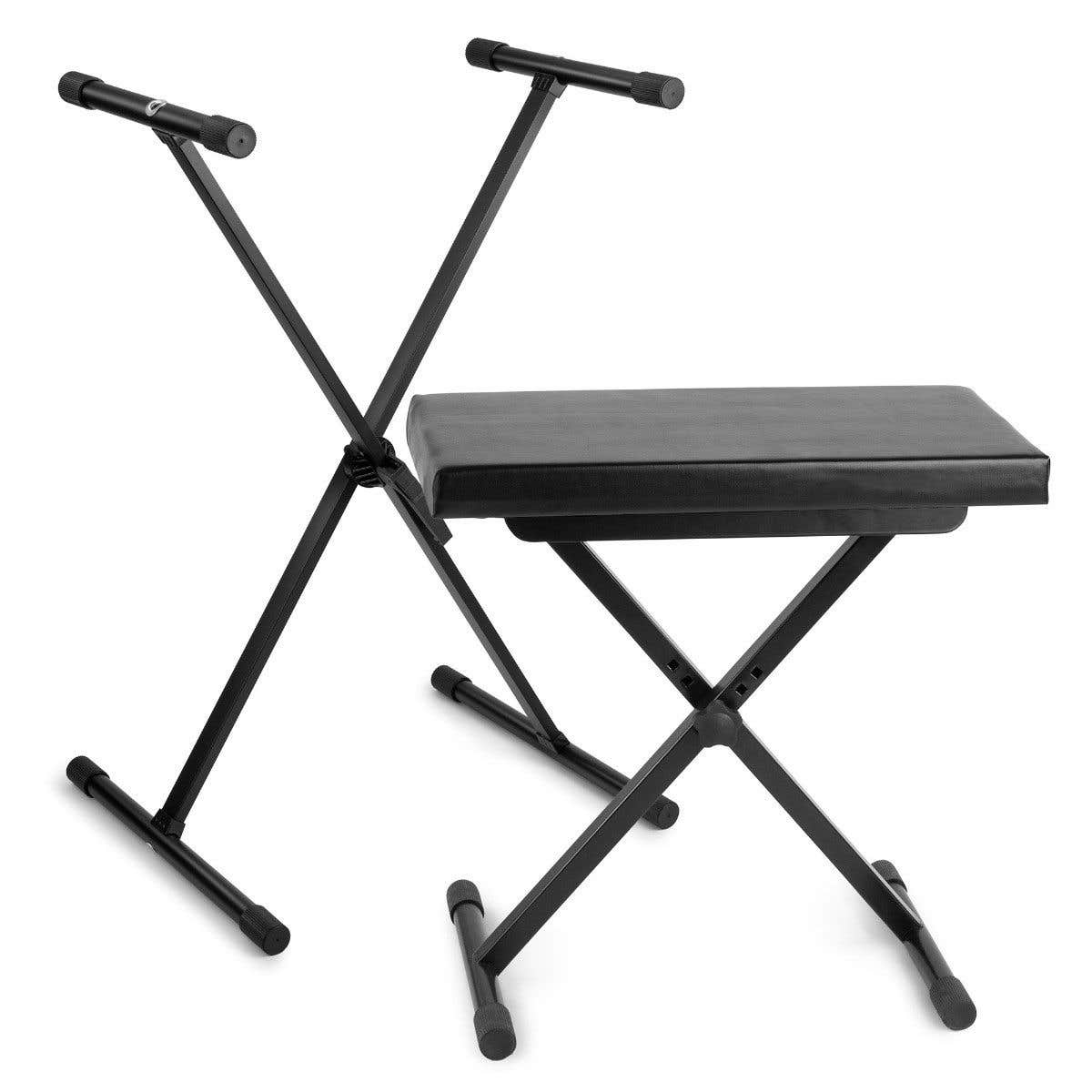 Pack Support pour Clavier avec Banc Vonyx - Réglables, Piano Universel