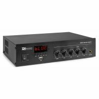 Power Dynamics PDM45 - Amplificateur 100V 45W RMS, Bluetooth, MP3, USB, AUX, avec Télécommande