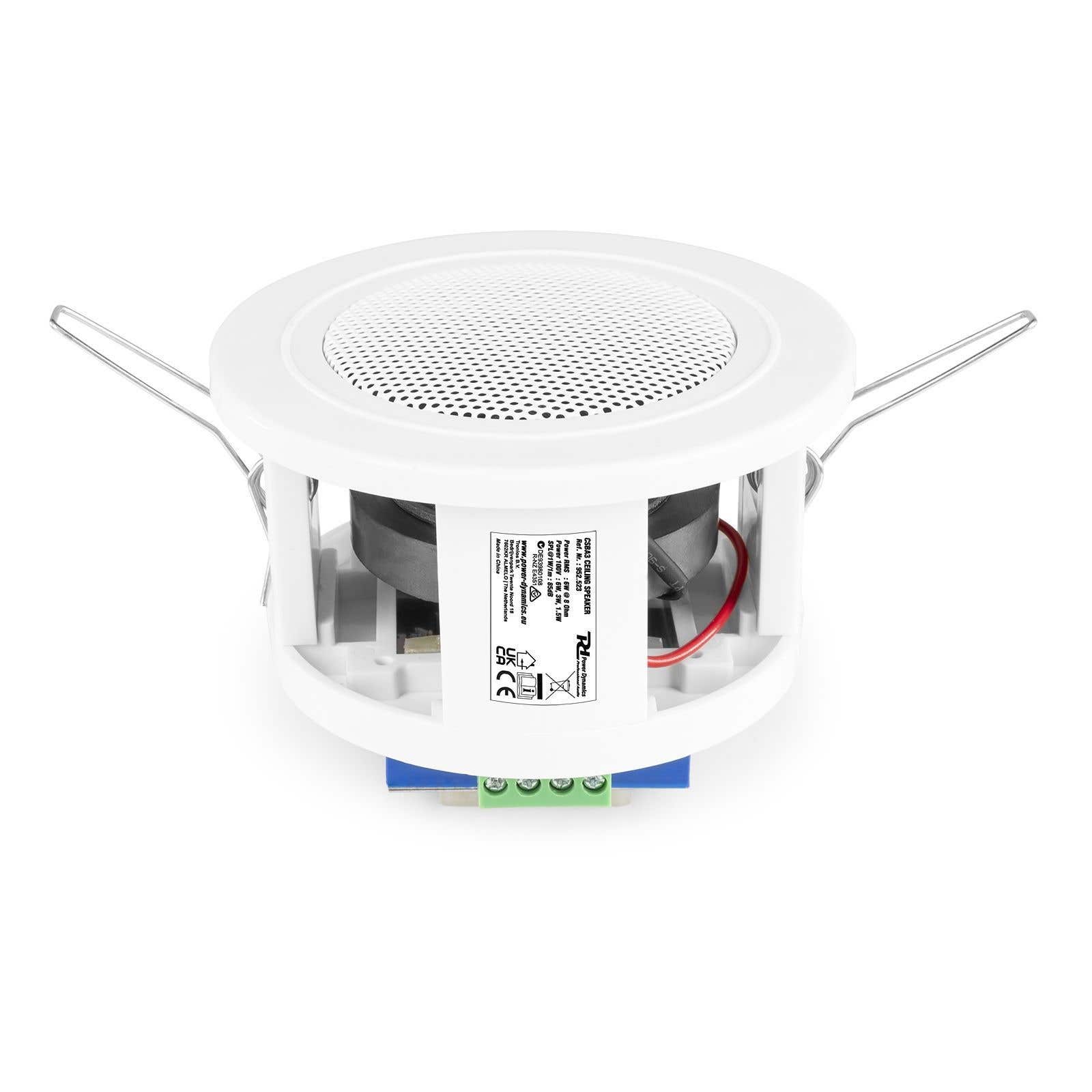 2nde Vie - Power Dynamics CSBA3 Enceinte de Plafond 100V 3" - Blanc
