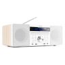 Audizio Prato radio DAB+ et lecteur CD avec technologie sans fil Bluetooth - Blanc