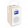 Audizio Modena radio portable DAB, bluetooth et batterie - Blanc