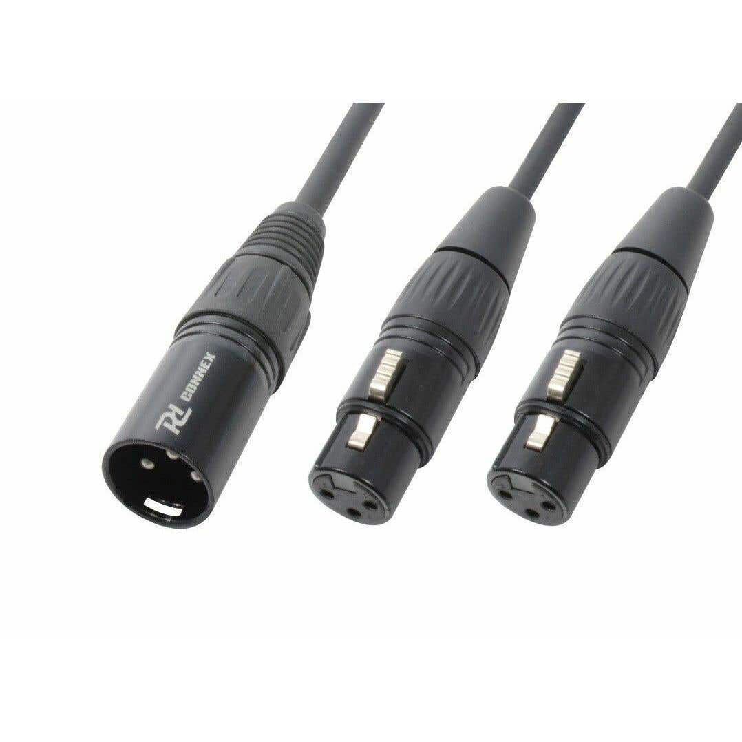 PD Connex CX142 Câble haut-parleur XLR 50cm - Noir 