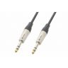PD Connex Câble audio cordon jack 6,35 mâle stéréo / jack 6,35 mâle stéréo - 3m