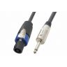 PD Connex Câble audio cordon haut-parleur nl2 - 6,3mm 1,5 mm2 - 5m