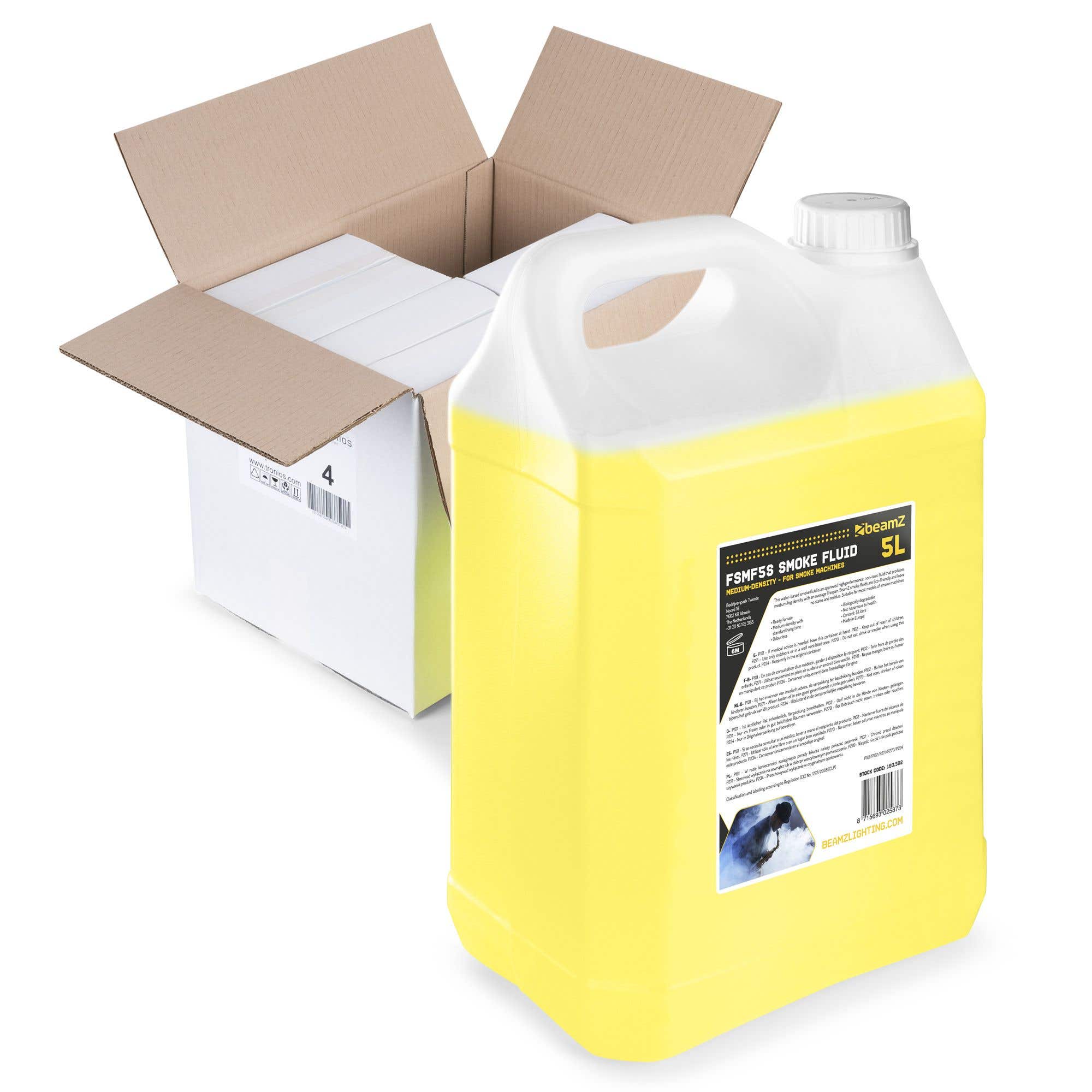 BeamZ Liquide pour machine à fumée - Pack complet de 20 Litres