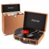 Fenton RP115F Platine vinyle vintage avec valise de rangement - Marron